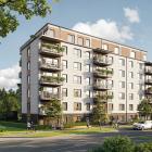 Illustration: Bonum Brf Lyckø i Rydebäck utanför Helsingborg. Pressbild: Riksbyggen