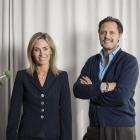 Hjalmar Sigurdarson Head of Capital och Lottie Löf vd. Pressbild: Bostadskreditfonden