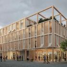 Puiseauxplatz i stadsdelen Nieder-Roden i Rodgau, där ett nytt stadsdelscentrum planeras. Bild: Arkitekterna Osterwold-Schmidt.