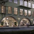 Perspektiv entré Hälsans Hus. Pressbild: Titania