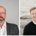 Petter Quinsgaard, vd för Smartvatten och Karl Sandelin, vd för LeakLook. Foto: Smartvatten