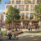 Nya Solna Torg Walk the room. Illustration: Alecta Fastigheter