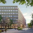 Stadsdelen Södra city i Uppsala. Pressbild: Peab