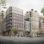 Visionsbild kvarteret Ribosomen Humlegården Fastigheter. Pressbild: Einar Mattsson