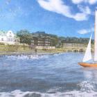 Sehlhall har fått bygglov för ett nytt vård- och omsorgsboende i Södra Lännersta i Nacka kommun. Illustration: Sehlhall