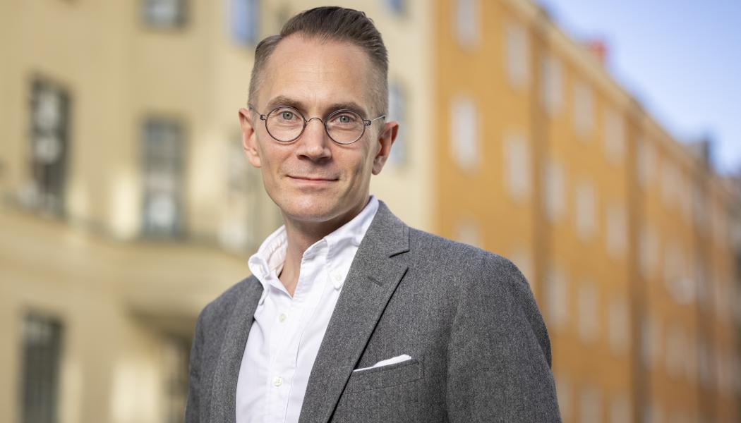 Oskar Öholm. Pressbild: Mäklarsamfundet