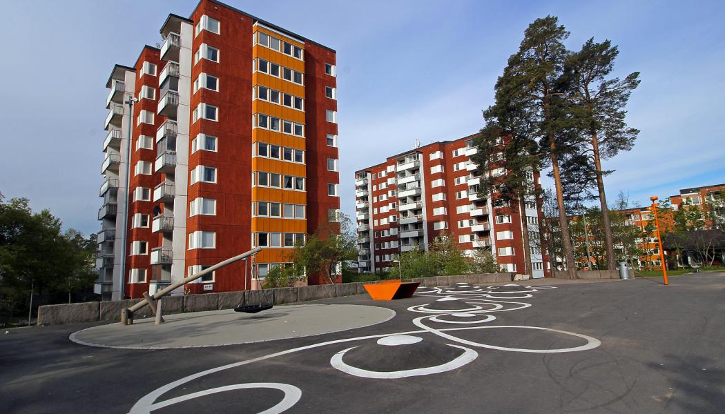 Brf Porkala, Akalla. Foto: Riksbyggen