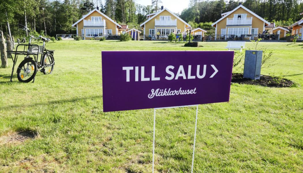 Erik Johansen/NTB/TT: Priserna sjönk på villor i Stockholm och Malmö i april. Arkivbild.