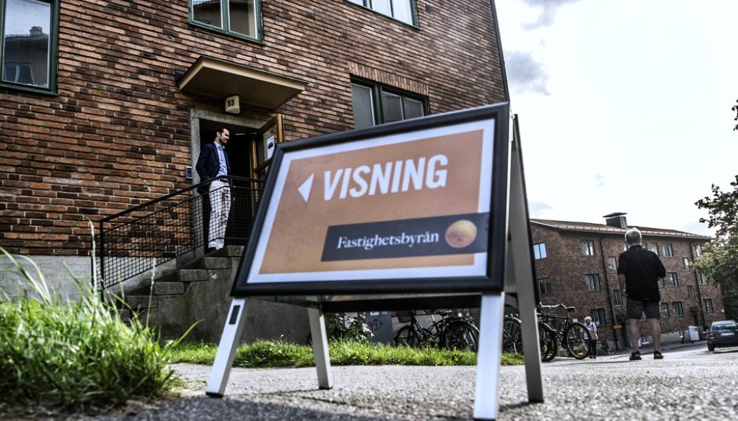 Tomas Oneborg/SvD/TT: Bopriserna pekar nedåt. Arkivbild.