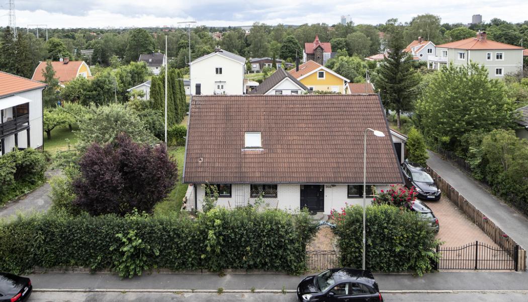 Pär Fredin/TT: I Stockholm steg villapriserna med 0,3 procent i augusti. Arkivbild.