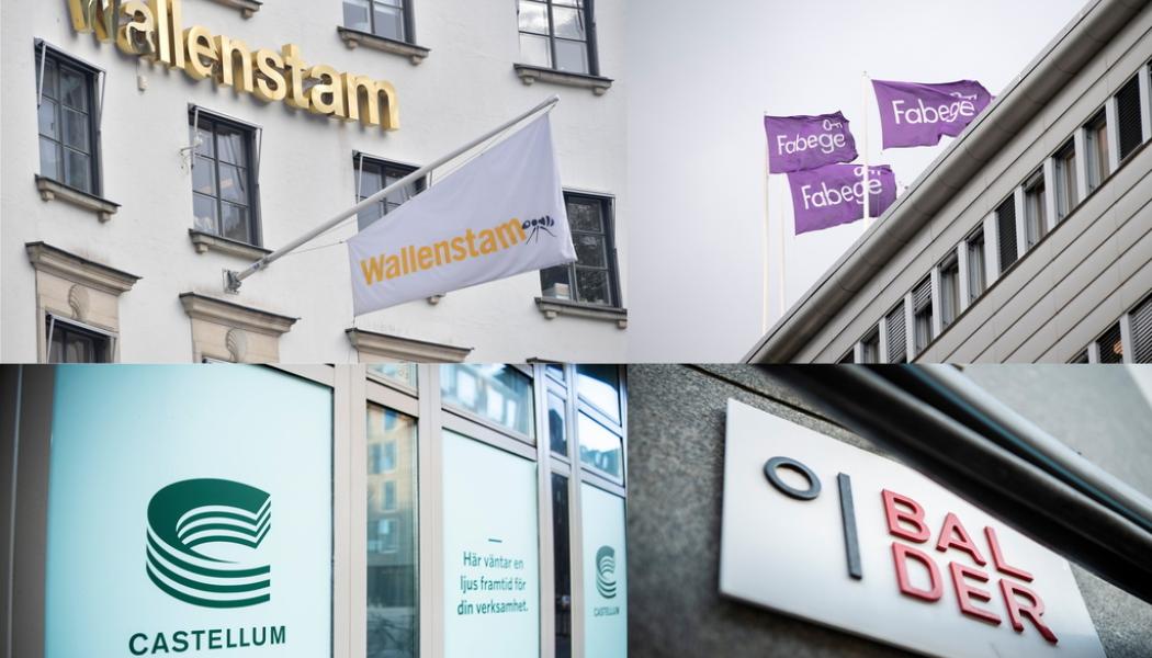 TT Nyhetsbyrån: Fastighetsbolagen kan glädjas åt minskad risk för stora räntehöjningar i bankoron. Men om den håller i sig kan det uppstå finansieringsproblem. Bildmontage.