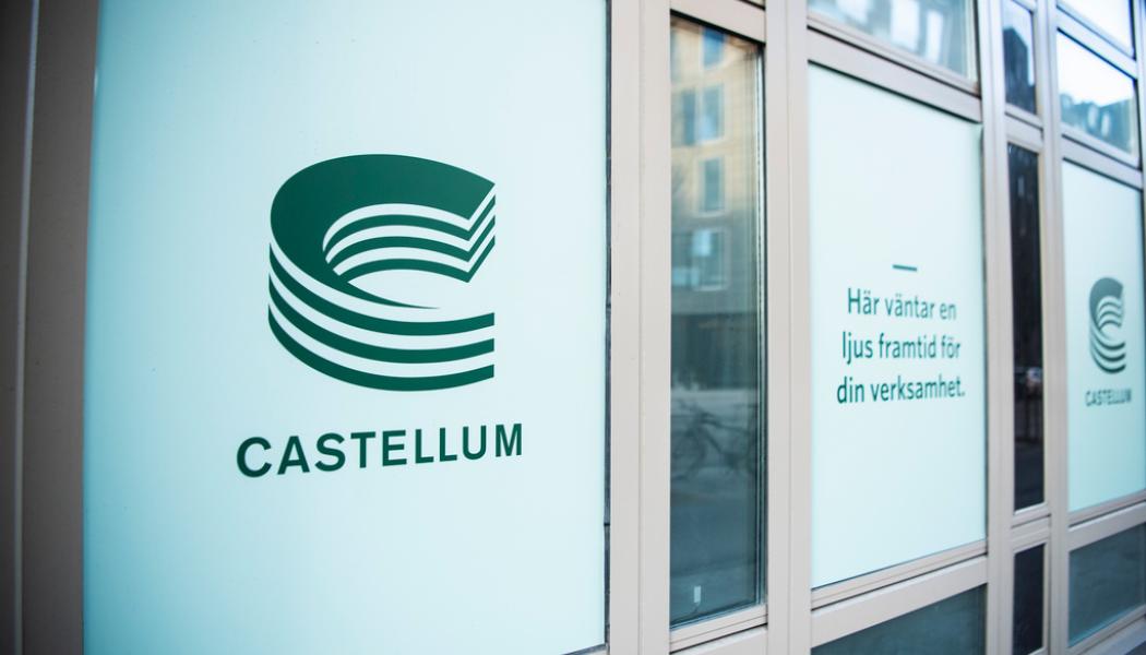 Caisa Rasmussen / TT: Fastighetsbolaget Castellum skriver ned värdet på sina fastigheter med 5|968 miljoner kronor i första kvartalet. Arkivbild
