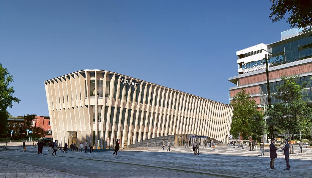 Illustration av arkitektbyrån 3XN. Pressbild: Vectura