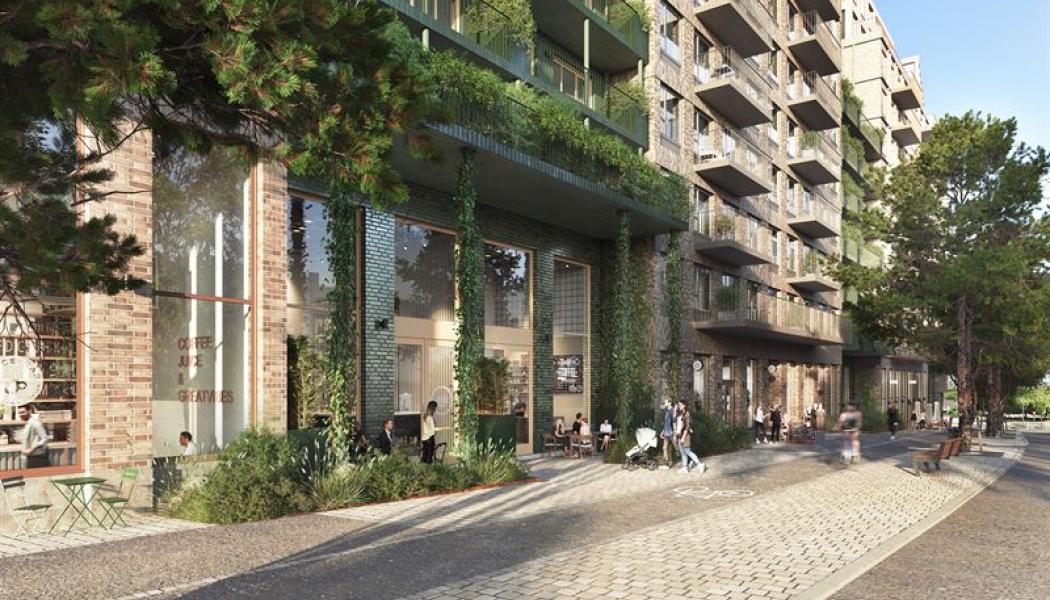 Nya bostäder vid Nacka Forum