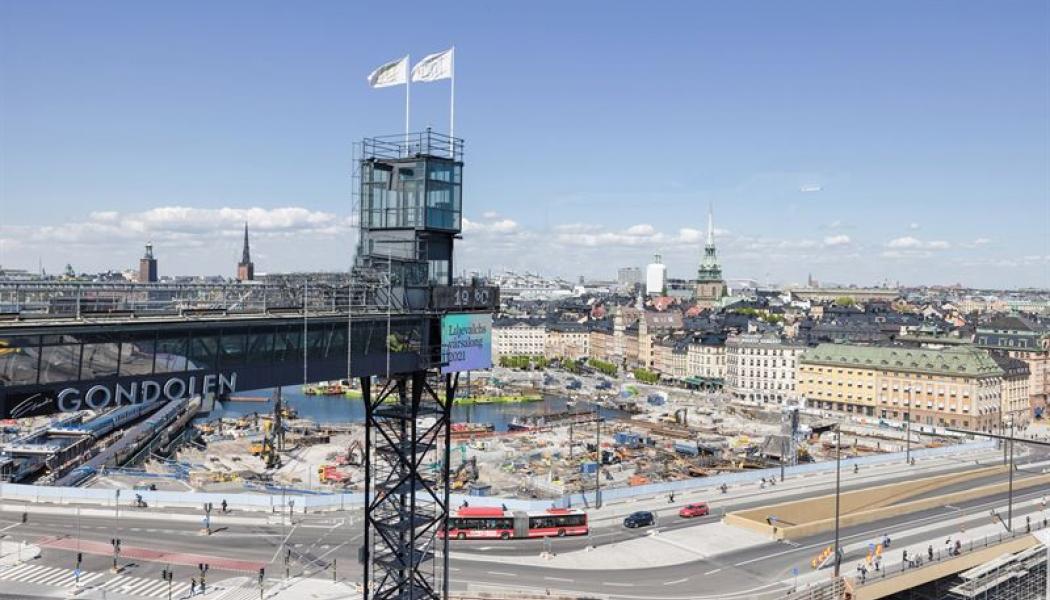 Eriks Gondolen i Katarinahuset vid Slussen. Foto: Objekt 360 / Atrium Ljungberg