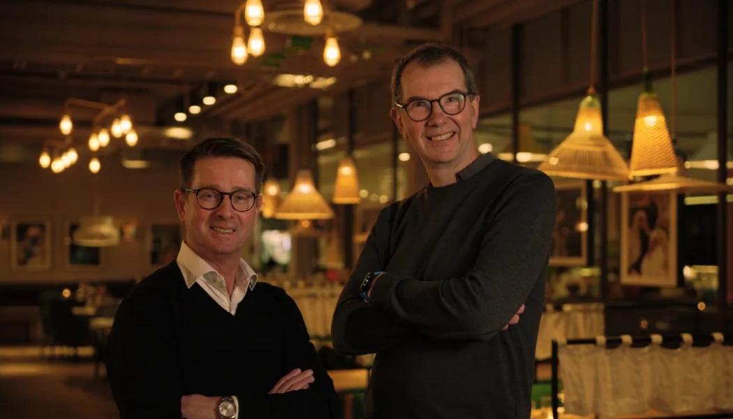 Micael Averborg, affärsenhetschef kommersiellt på Vectura & Dan Jacobson, VD på Urban Deli. Foto: Vectura