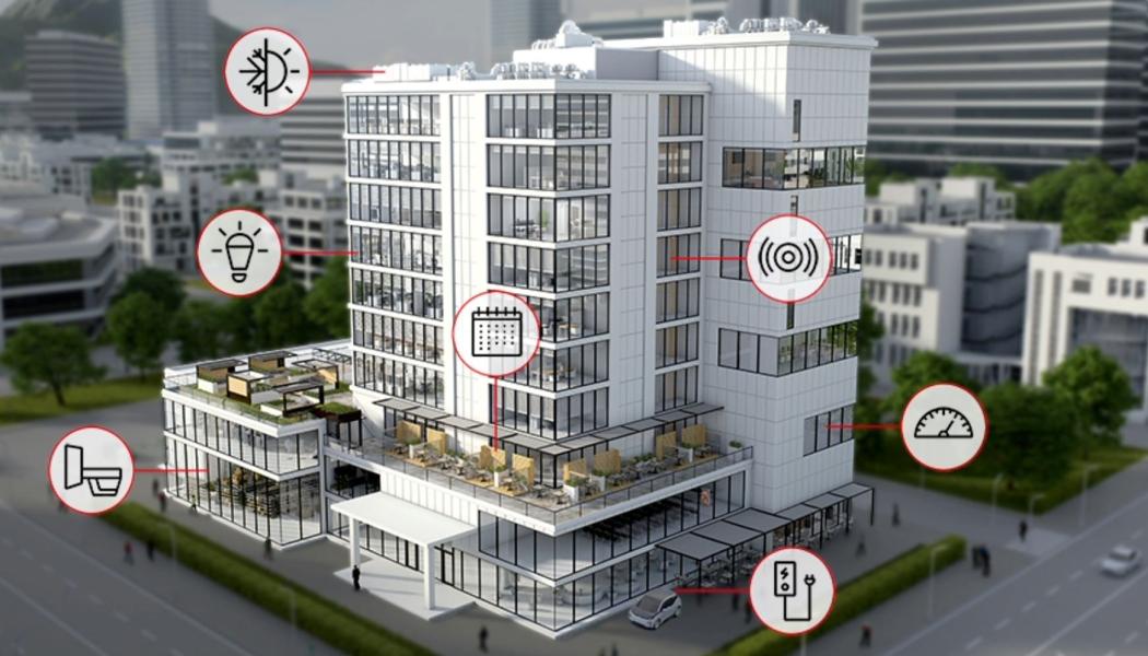 Den nya skalbara plattformen som omfattar bland annat VVS-styrning, energihantering, analys och fjärrtjänster.
