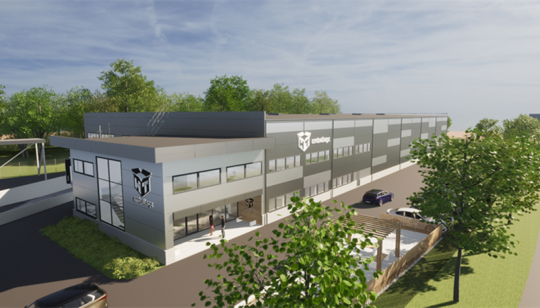 Den nya lager- och logistikanläggning i Öja, Landskrona. Bild: Acrinova