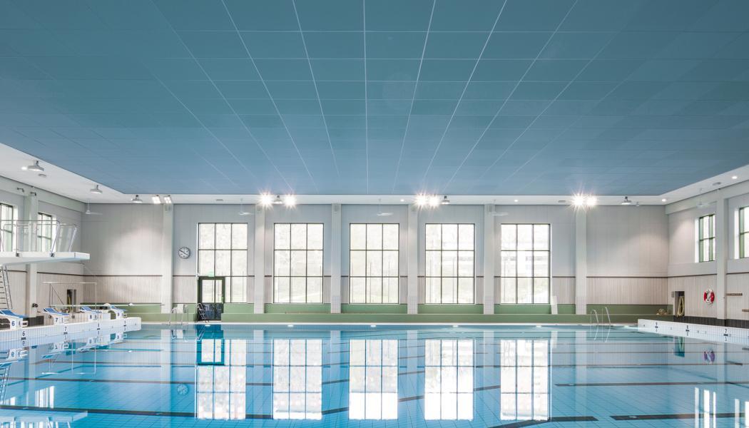 Den nya simhallen Foto: Rockfon