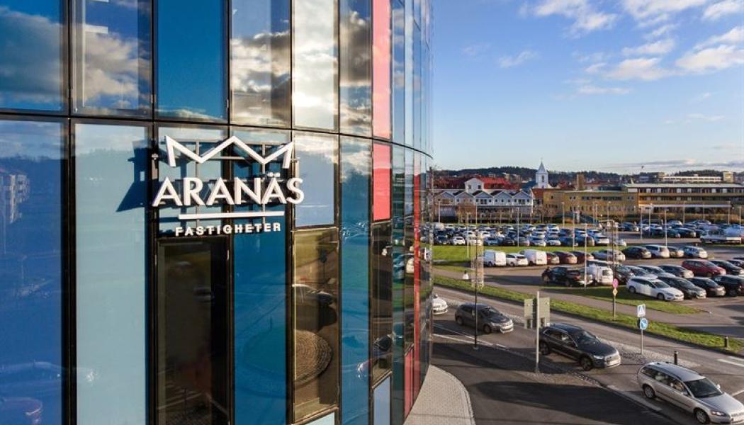 Aranäs byggnaden. Pressbild: Aranäs Fastigheter