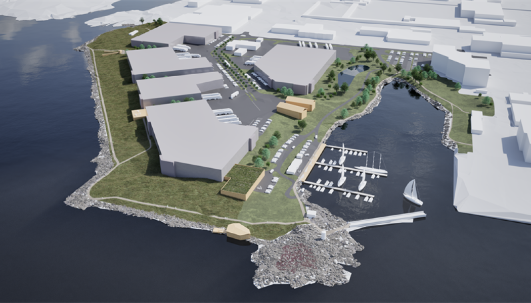 Arendal Port View i Göteborg. Illustration: Platzer Fastigheter AB