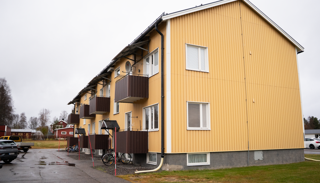 Bostadsrättsföreningen Arvidsjaurhus Nr 1. Pressbild: Energikontor Norr
