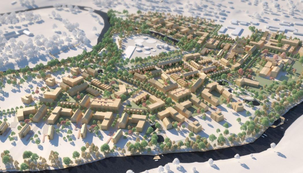 Överblick Åstaden. Pressbild: Lantmännen