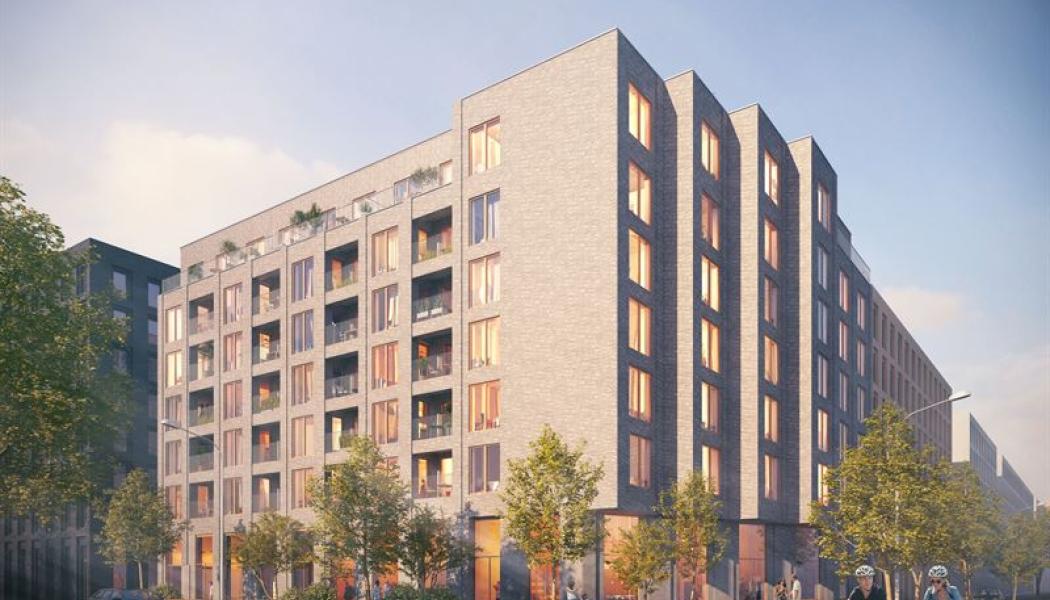 Gatuvy inre hamnen. Pressbild: NCC