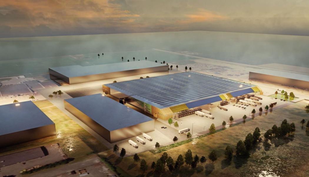 Kronoslätts industripark ligger nära Malmö och Öresundsregionen. Bild: Logicenters