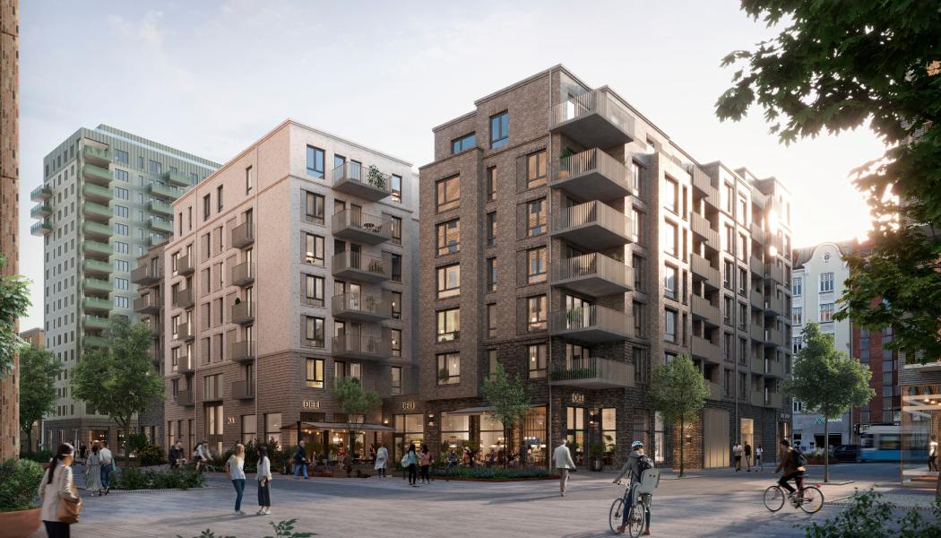 Brf Sydney, Nordvast. Pressbild: Riksbyggen