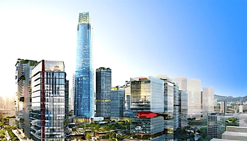 Kinesisk byggstil idag. Foto: China State Construction Engineering Corp’s 