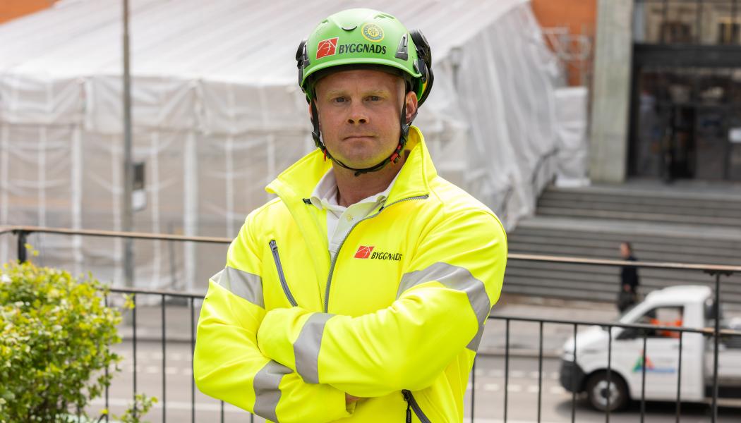 Johan Torstensson Aas, arbetsmiljöansvarig ombudsman Foto: Terese Perman