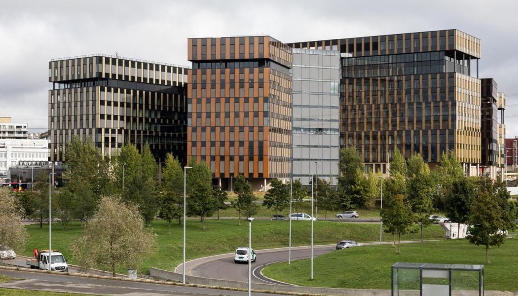 Construction City i Oslo – ett 103 000 m² stort nav för byggsektorn. Foto: Link Arkitektur: Kredit: Anne Bråtveit