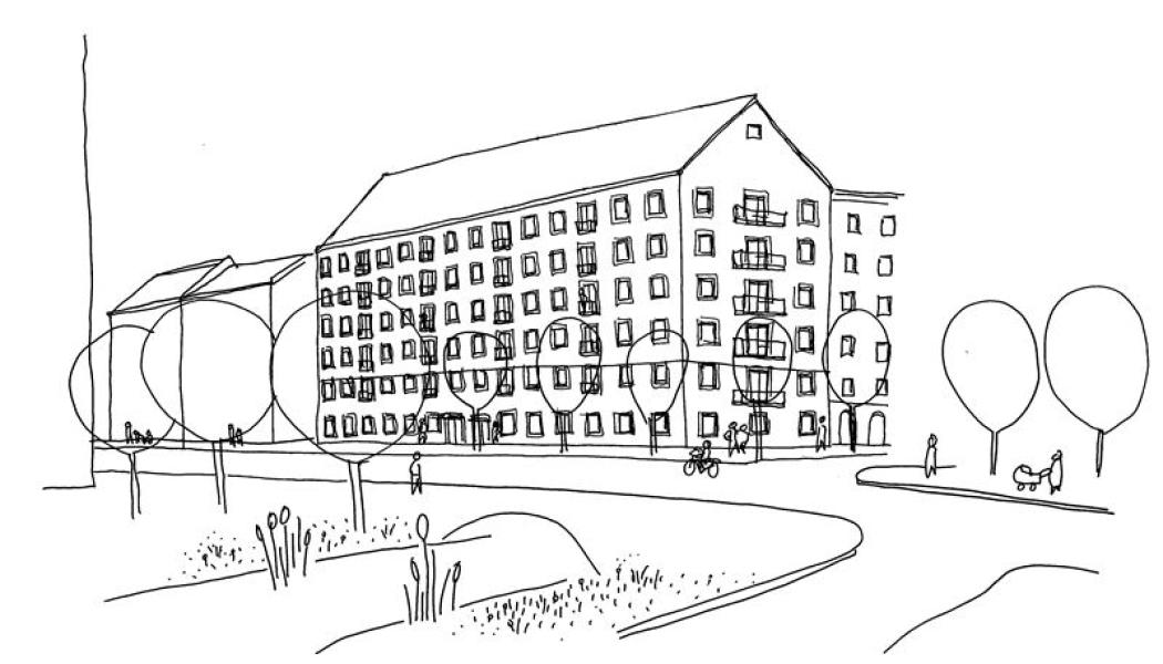 Handskiss torget, Linköpings kommun. Pressbild. Enkla Hem