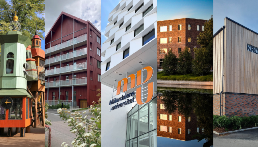 Finalisterna till Eskilstuna kommuns arkitekturpris 2025 Fotograf/Källa: Eskilstuna kommun

