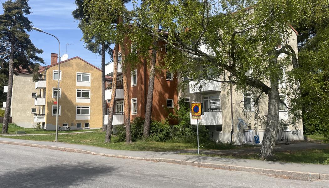  Emågatan i Bagarmossen. Pressbild: Wåhlin Fastigheter AB