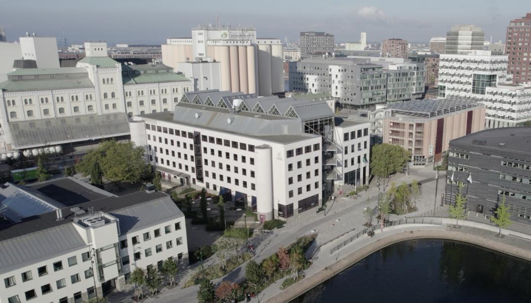 Fastigheten Gäddan 8 i Malmö, där Malmö Stad öppnar den nya skolan Malmö Neptunigymnasium 2024. Foto:  Frasse Franzén, Malmö Stad