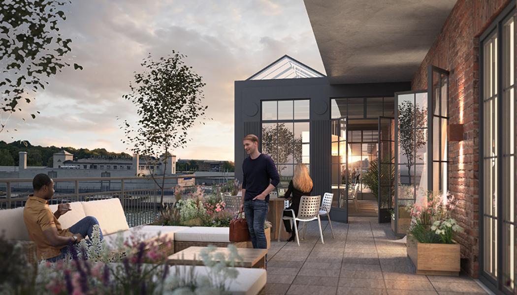 Stockholms Hamnar.  Illustration: Brunnberg & Forshed
