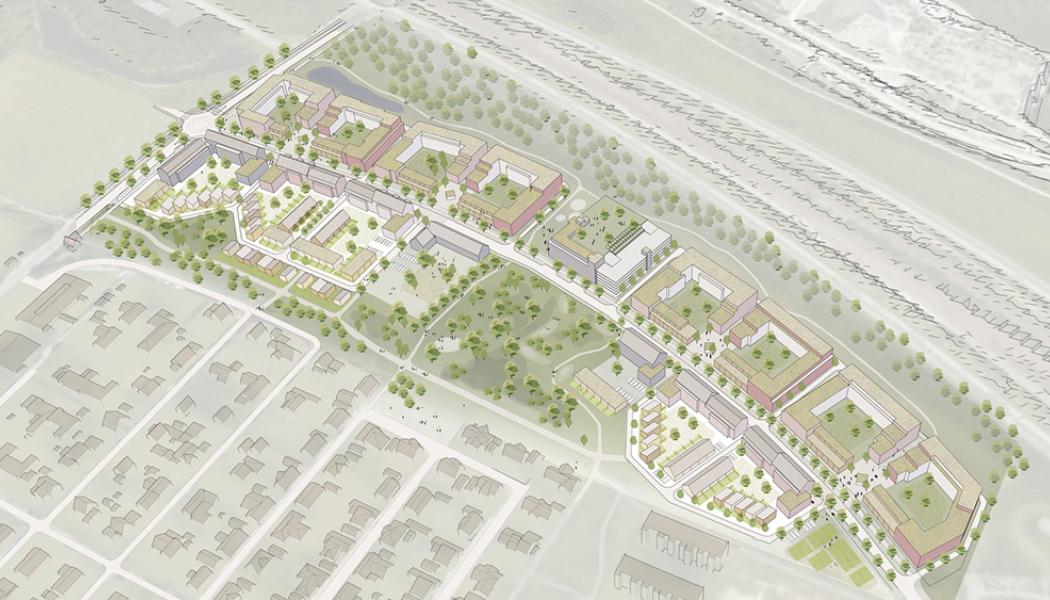 I nordöstra delen av Bunkeflostrand planeras för ett nytt område med ungefär 1000 bostäder. Bild: Malmö stad