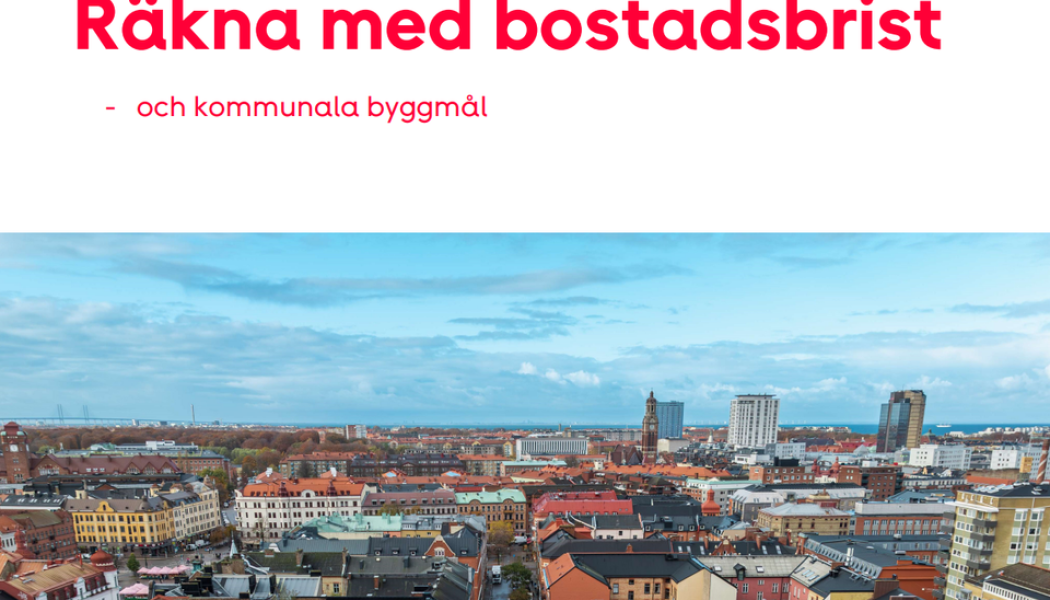 Hyresgästföreningen släpper ny rapport om bostadsbrist. Pressbild: Hyresgästföreningen
