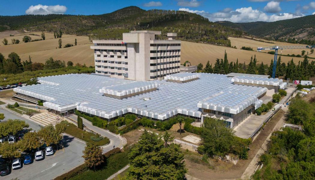 Renovering av Ubarmin-kliniken i Pamplona. Pressbild: Renolit Alkorplan