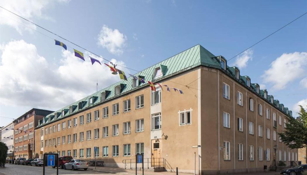 
Fastigheten Wattrang 21 ligger i ett centralt kvarter i Karlskrona. Pressbild: Kåpan Fastigheter