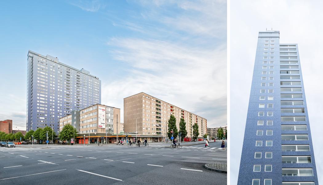 Renoveringen av Kronprinsens karaktäristiska fasad prisas. Foto: Johannes Alm, FOJAB