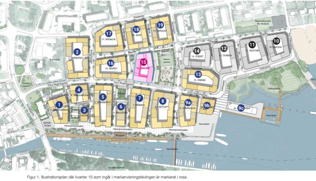 Kv 15 Norrtälje Hamn. Foto: Norrtälje kommun