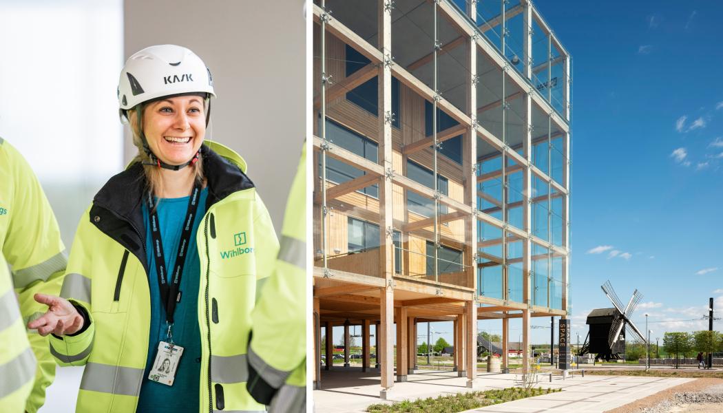 Helena Pålsson, projektledare på Wihlborgs och kontorshuset Space. Pressbild: Whilborgs