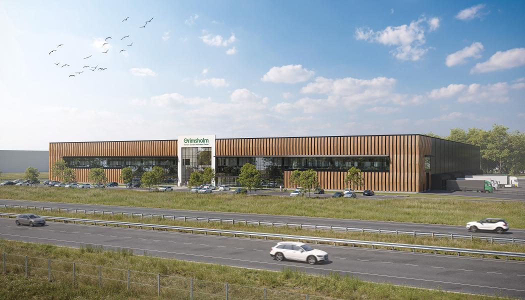 Nordsten Development utvecklar Grimsholm Innovation Center i Falkenberg. Pressbild: Nordsten Development
