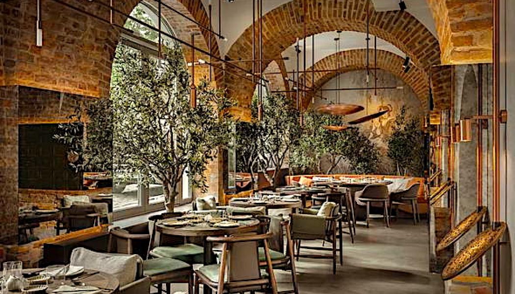 I kategorin inredningsdesign utsågs restaurangen Gongu Izakaya i Riga till årets projekt i kategorin restaurangmiljöer. Restaurangen har ritats av designern Liubov Tuzovska från Tdot.Design. Foto: kredit: Ivan Avdeenko /  Andrew Shurpenkov