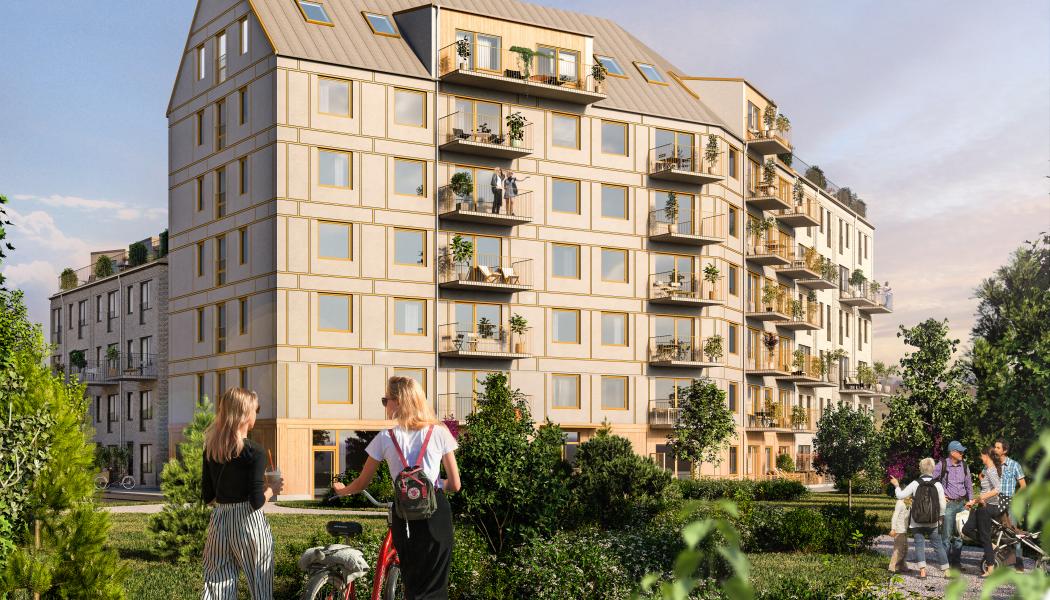 Brf Nära i Hyllie. Foto: Riksbyggen