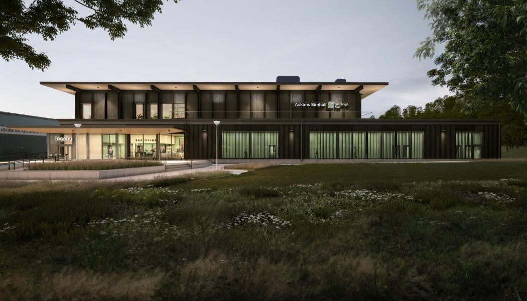 Askims nya simhall Bild: Norconsult