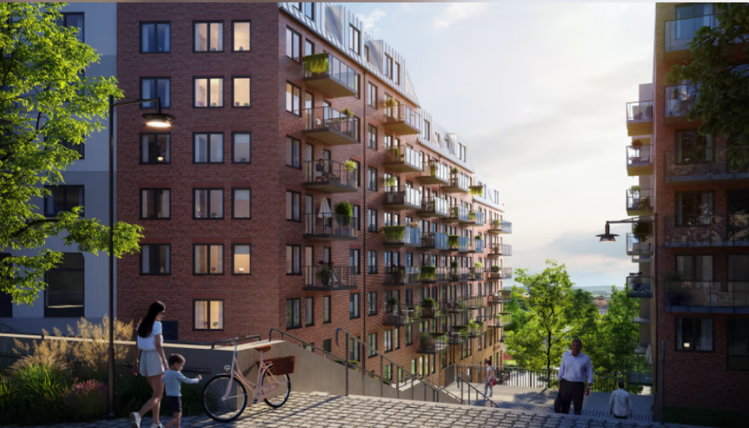 Vy över Elverkshuset. Foto: Arkipol